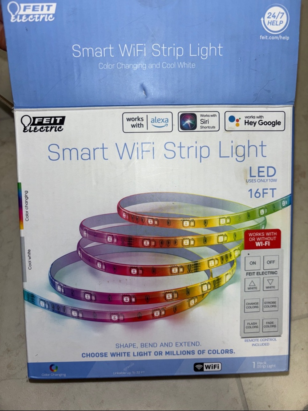 Smart WiFi LED Strip Light NIB 16 feet